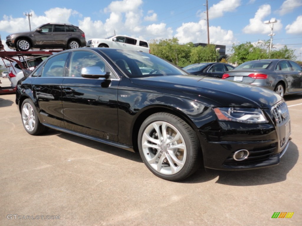 Brilliant Black 2012 Audi S4 3.0T quattro Sedan Exterior Photo #55730691