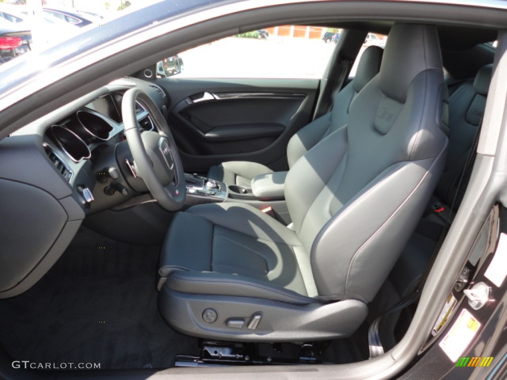 Black Interior 2012 Audi S5 4.2 FSI quattro Coupe Photo #55731060