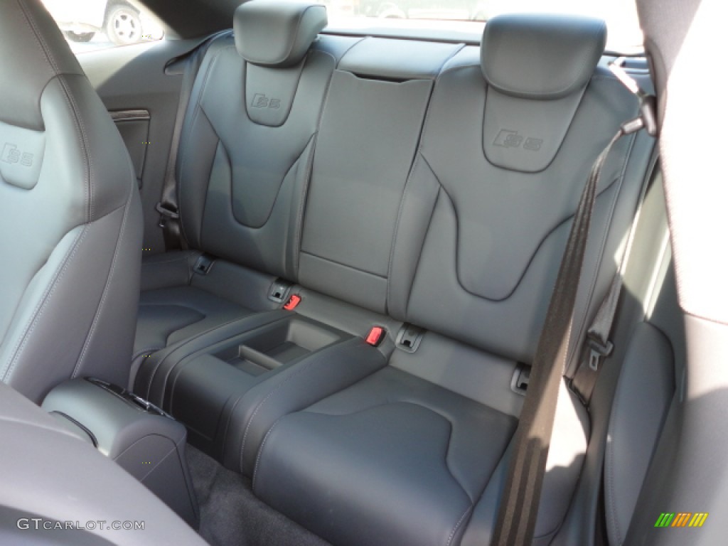 Black Interior 2012 Audi S5 4.2 FSI quattro Coupe Photo #55731069