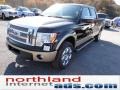 Ebony Black - F150 Lariat SuperCrew 4x4 Photo No. 4