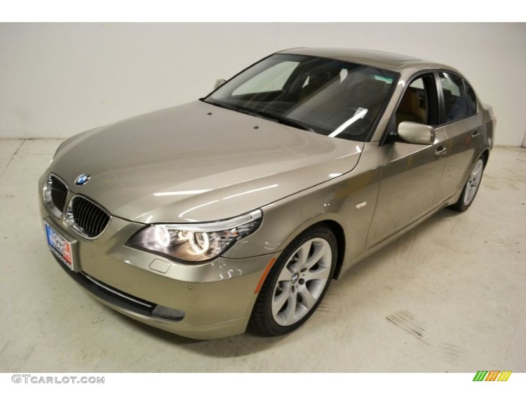 Platinum Bronze Metallic 2008 BMW 5 Series 535i Sedan Exterior Photo #55731322