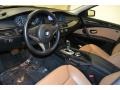 Natural Brown 2008 BMW 5 Series 535i Sedan Interior Color