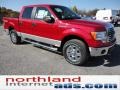 2011 Red Candy Metallic Ford F150 XLT SuperCrew 4x4  photo #2