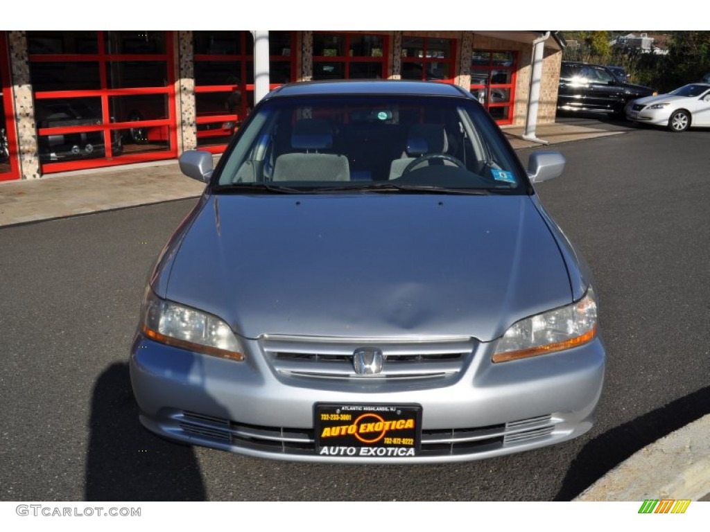 2002 Accord LX Sedan - Satin Silver Metallic / Quartz Gray photo #24