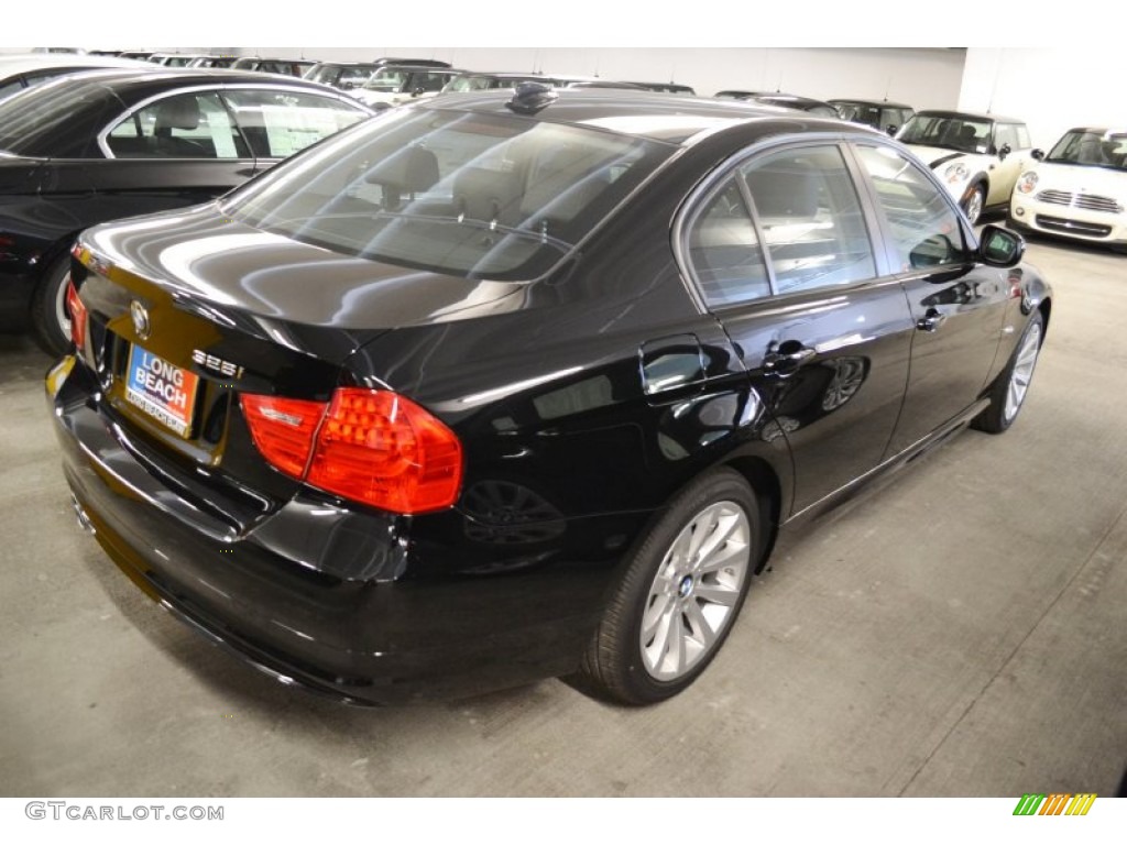 2011 3 Series 328i Sedan - Jet Black / Black Dakota Leather photo #3