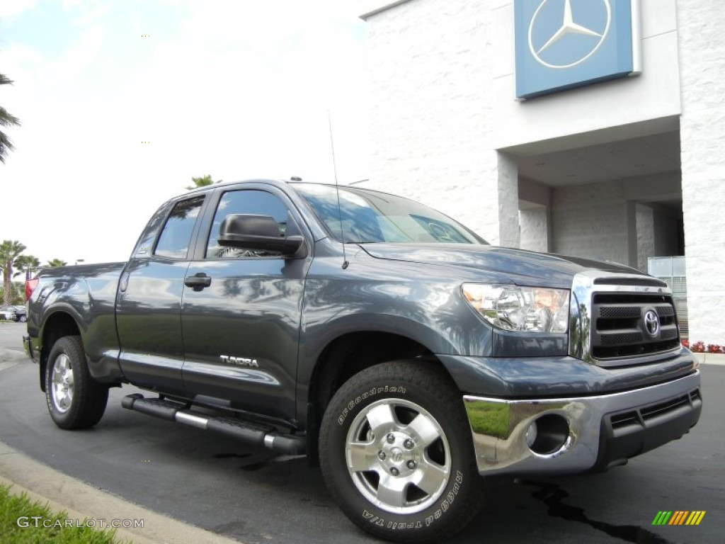 2010 Tundra TRD Double Cab - Slate Gray Metallic / Black photo #4