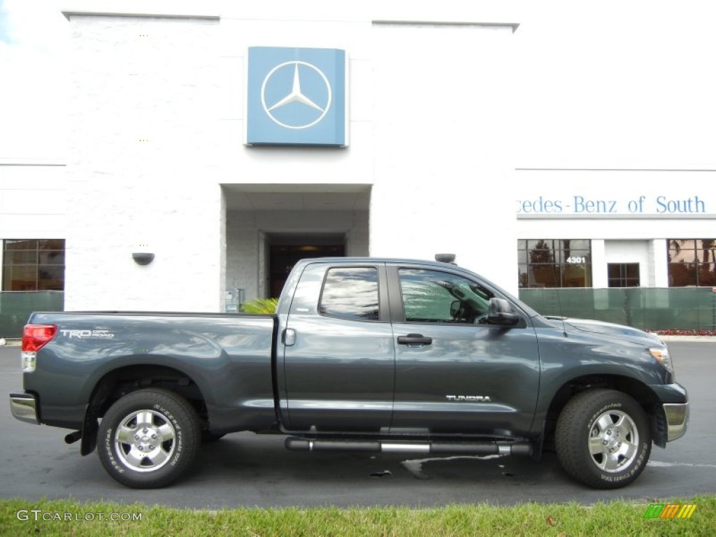 2010 Tundra TRD Double Cab - Slate Gray Metallic / Black photo #5