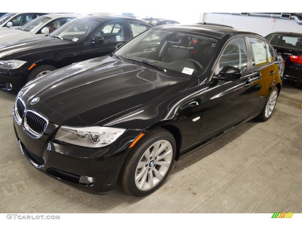 2011 3 Series 328i Sedan - Jet Black / Black Dakota Leather photo #8