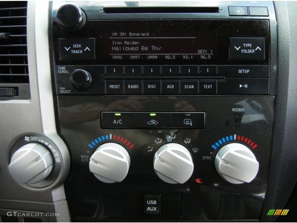 2010 Tundra TRD Double Cab - Slate Gray Metallic / Black photo #25