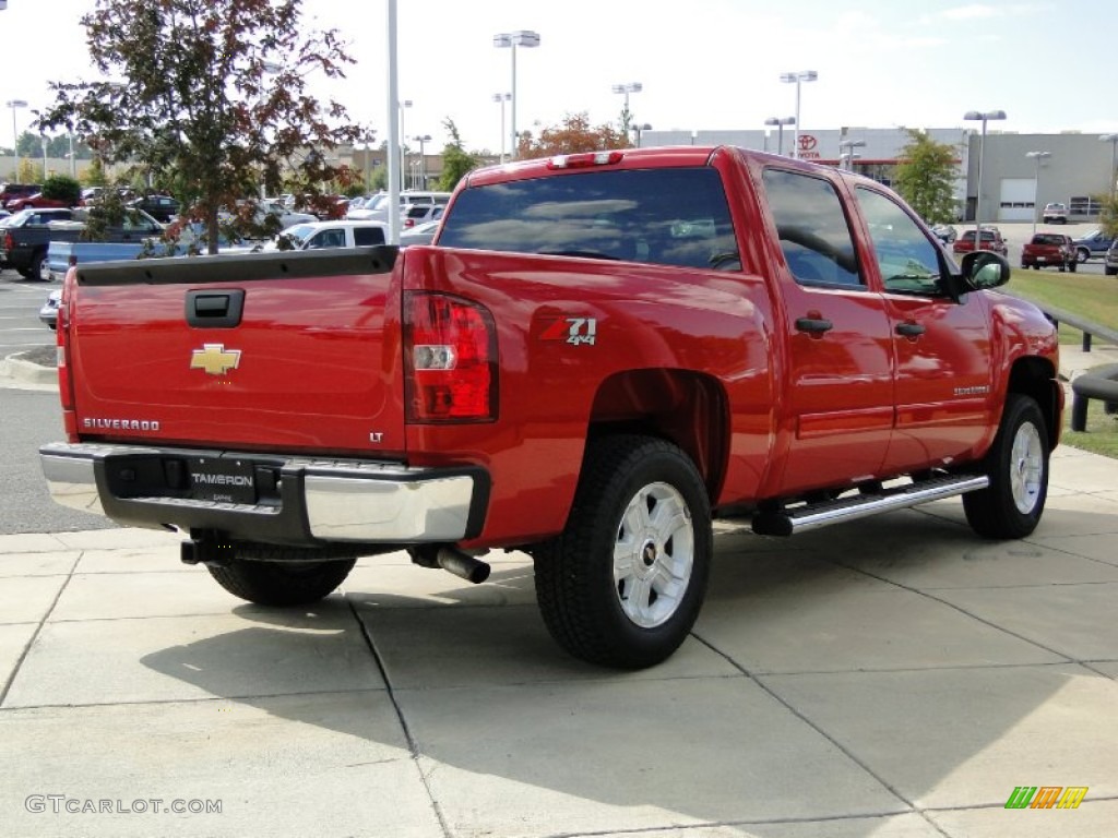 2008 Silverado 1500 LT Crew Cab 4x4 - Victory Red / Ebony photo #5