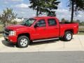 2008 Victory Red Chevrolet Silverado 1500 LT Crew Cab 4x4  photo #10