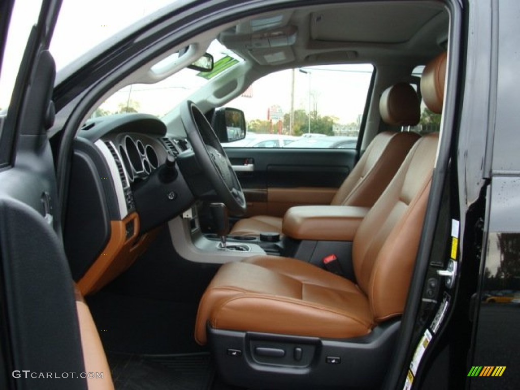 Red Rock Interior 2010 Toyota Tundra Limited CrewMax 4x4 Photo #55733137