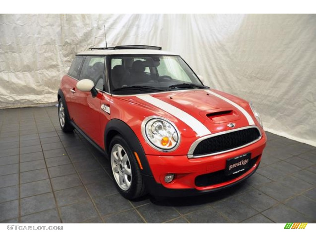 2009 Cooper S Hardtop - Chili Red / Punch Carbon Black Leather photo #12