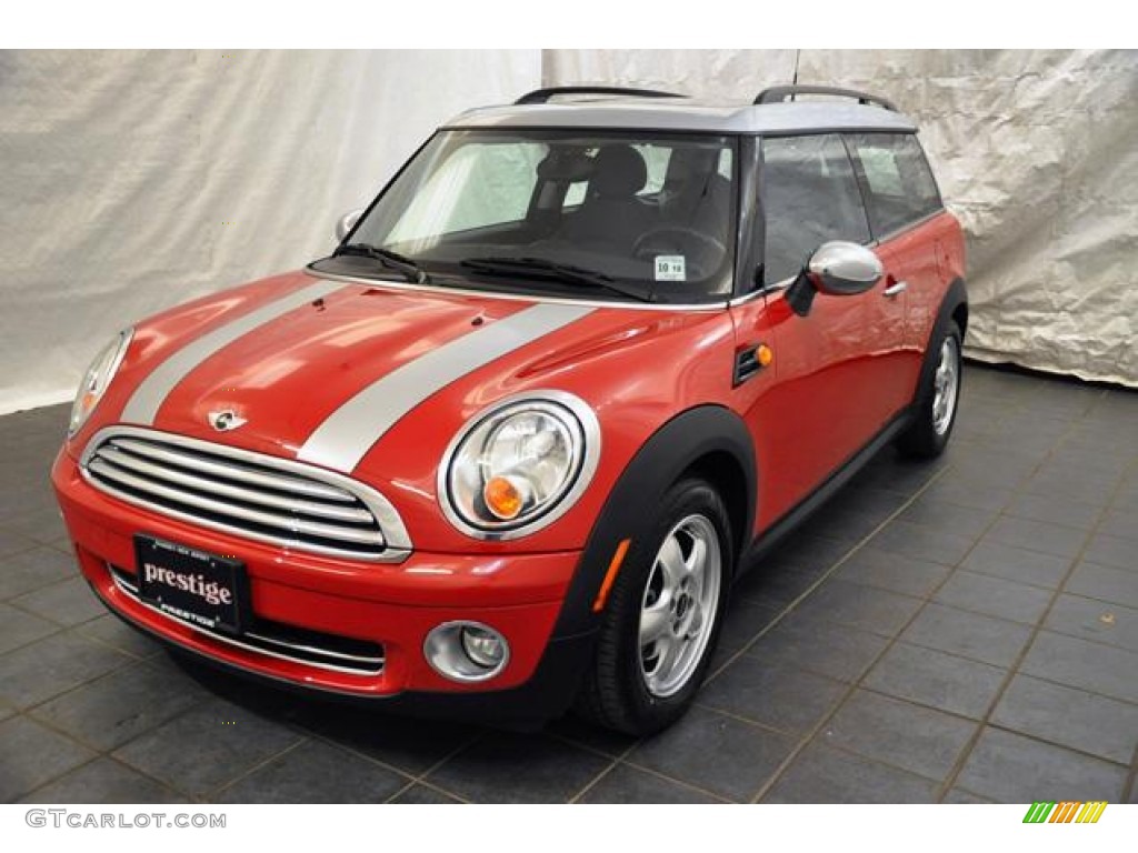 2009 Cooper Clubman - Chili Red / Punch Carbon Black Leather photo #1