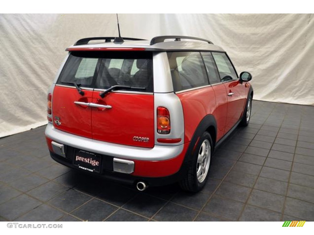 2009 Cooper Clubman - Chili Red / Punch Carbon Black Leather photo #2