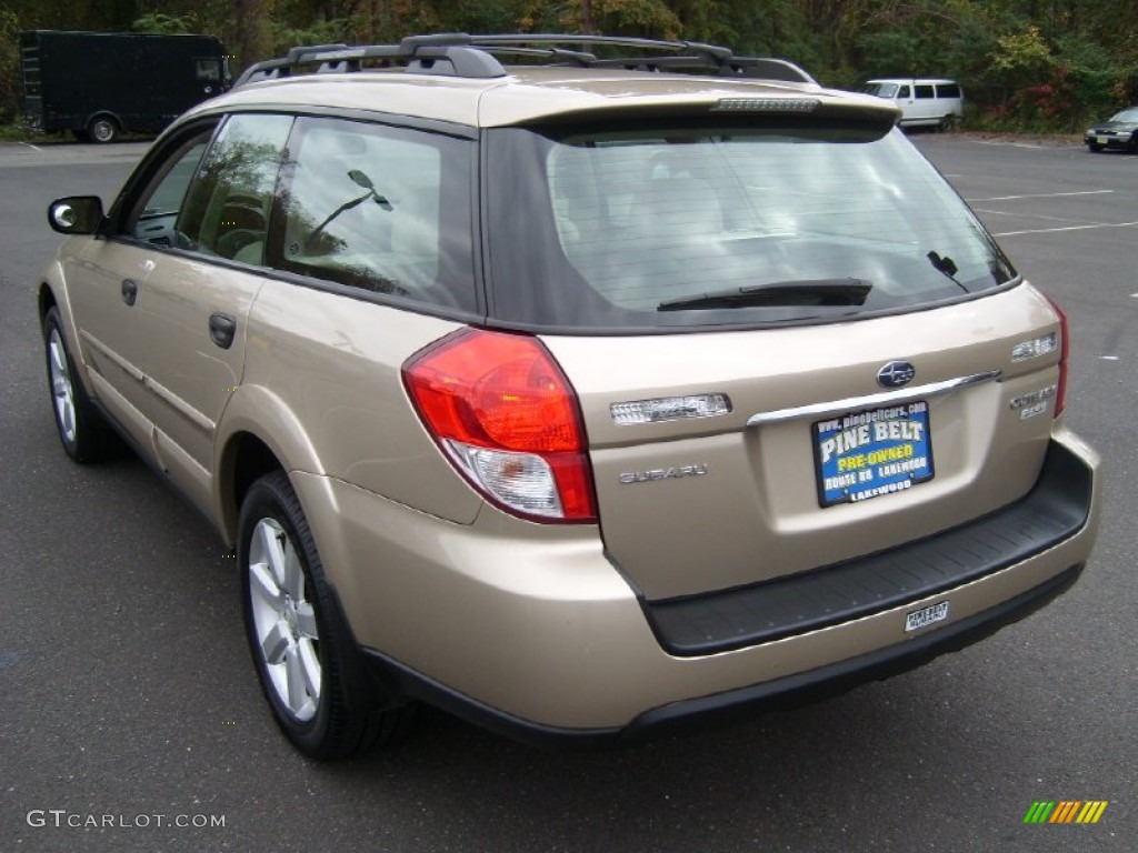 2009 Outback 2.5i Special Edition Wagon - Harvest Gold Metallic / Warm Ivory photo #6