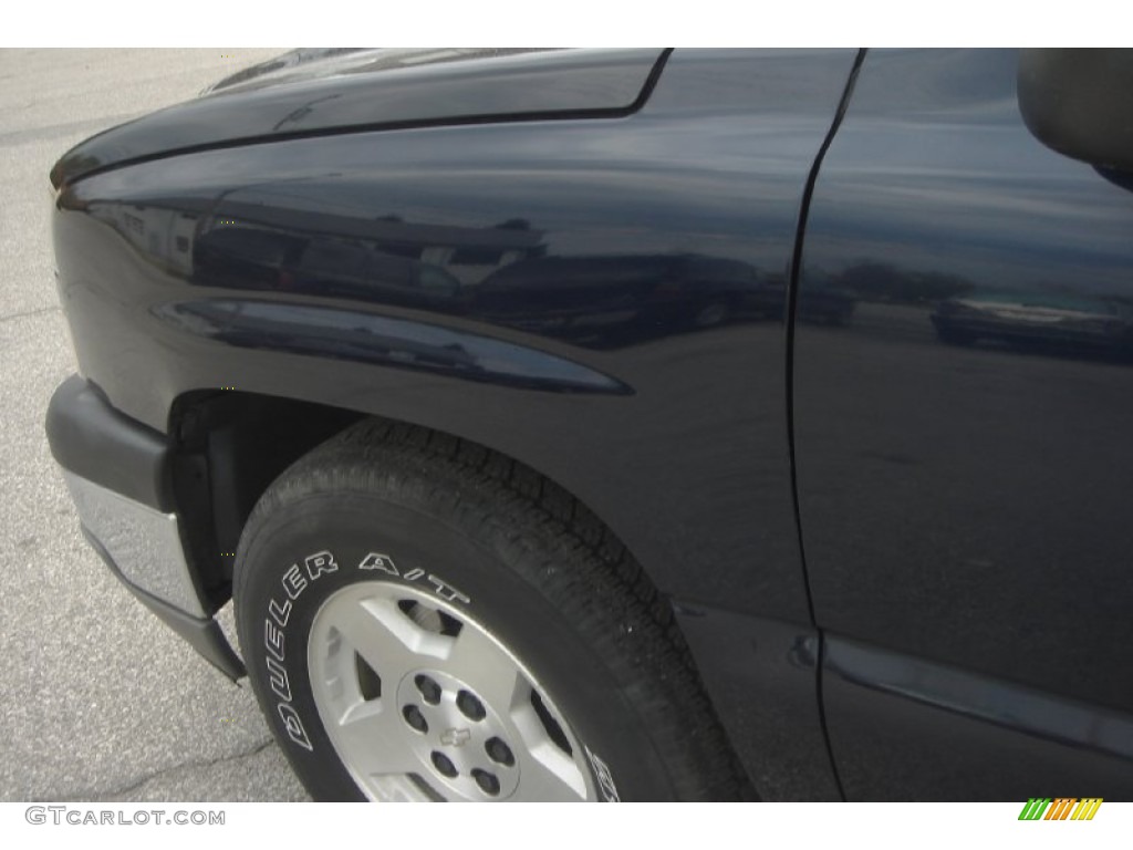 2005 Silverado 1500 Regular Cab - Dark Blue Metallic / Dark Charcoal photo #13