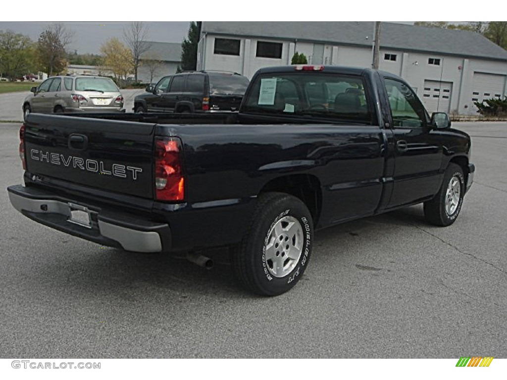 2005 Silverado 1500 Regular Cab - Dark Blue Metallic / Dark Charcoal photo #27