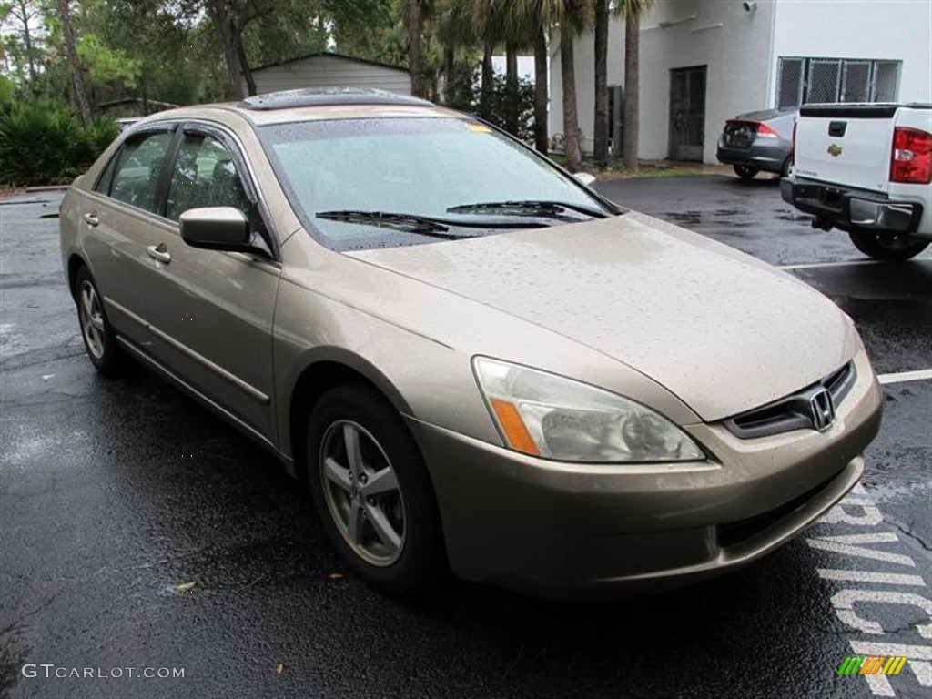 2003 Accord EX Sedan - Desert Mist Metallic / Ivory photo #1