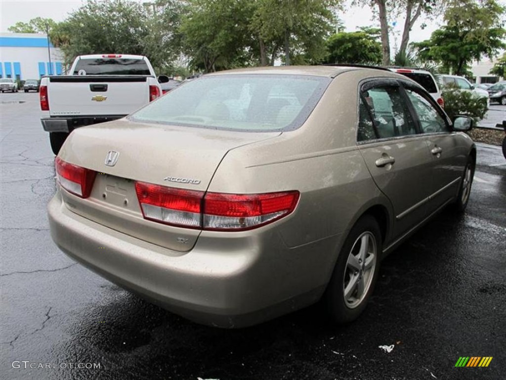 2003 Accord EX Sedan - Desert Mist Metallic / Ivory photo #2