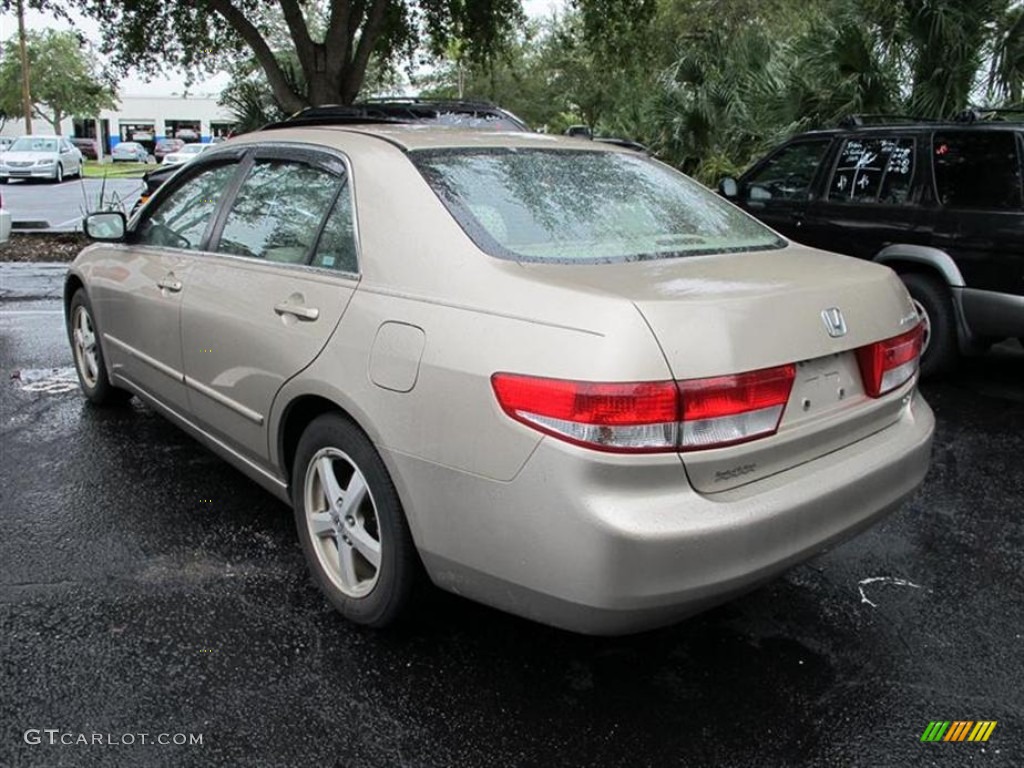 2003 Accord EX Sedan - Desert Mist Metallic / Ivory photo #3