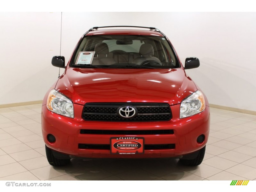 2007 RAV4 4WD - Barcelona Red Pearl / Taupe photo #2