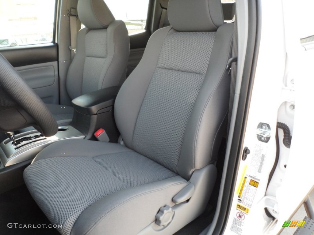 Graphite Interior 2012 Toyota Tacoma V6 TRD Double Cab 4x4 Photo #55738668