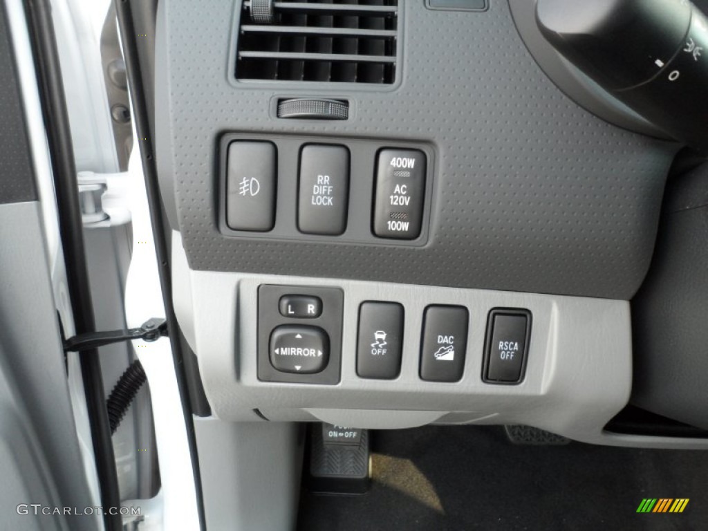 2012 Toyota Tacoma V6 TRD Double Cab 4x4 Controls Photo #55738744