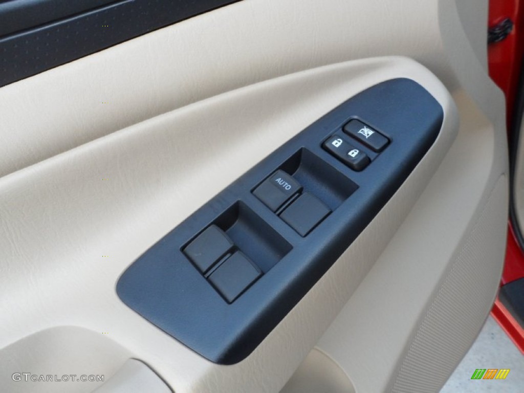 2012 Tacoma V6 Prerunner Double Cab - Barcelona Red Metallic / Sand Beige photo #23