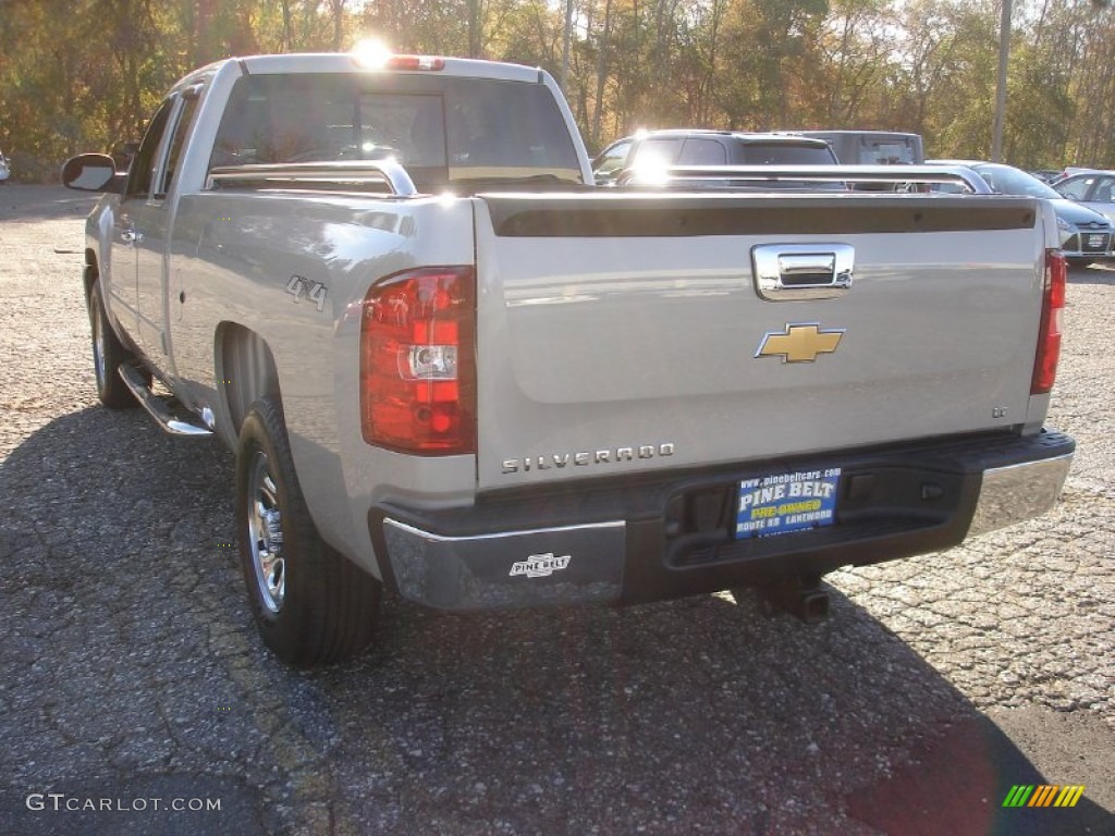 2009 Silverado 1500 LT Extended Cab 4x4 - Silver Birch Metallic / Ebony photo #6