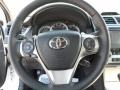 Black 2012 Toyota Camry SE V6 Steering Wheel