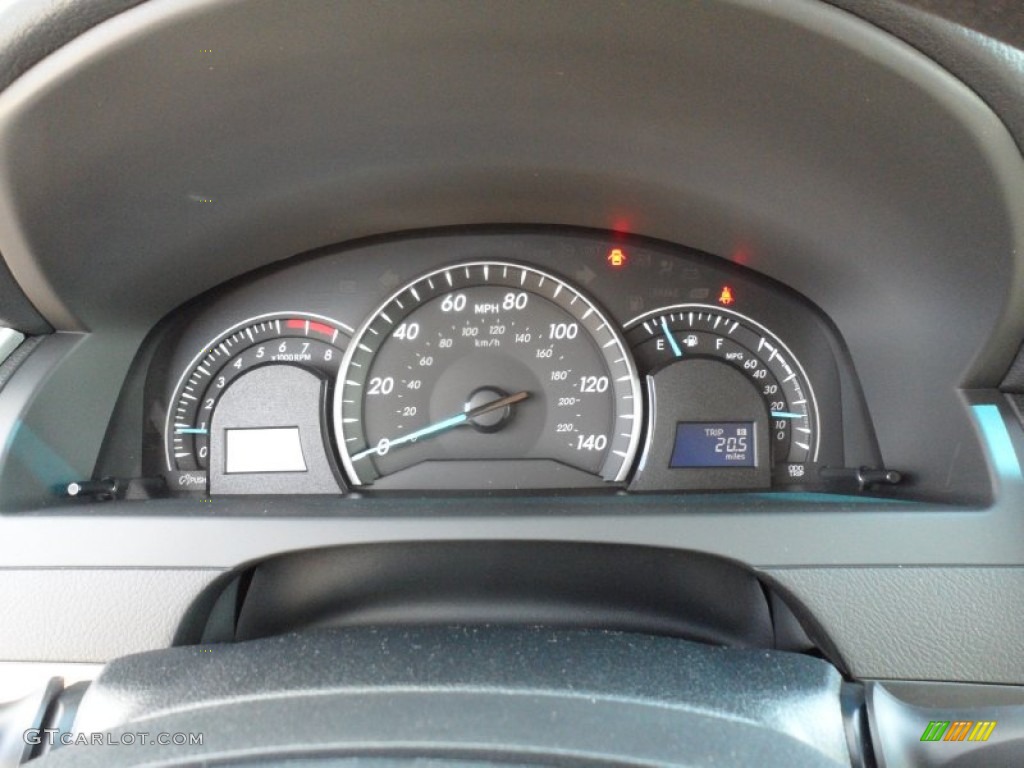 2012 Toyota Camry LE Gauges Photo #55740600