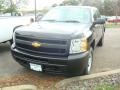 2012 Black Chevrolet Silverado 1500 Work Truck Crew Cab 4x4  photo #1