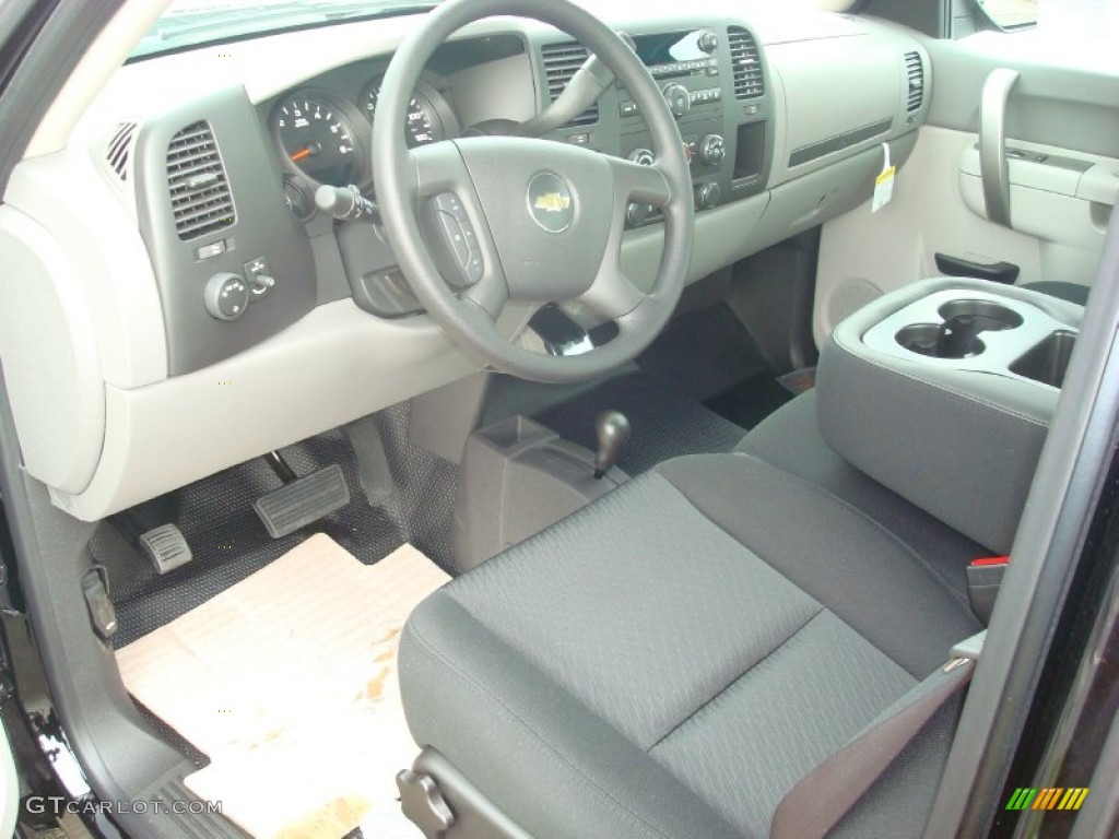 2012 Silverado 1500 Work Truck Crew Cab 4x4 - Black / Dark Titanium photo #4