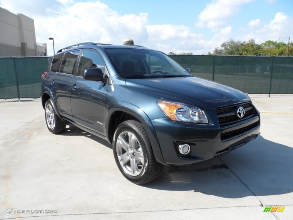 2011 RAV4 Sport - Black Forest Metallic / Dark Charcoal photo #1