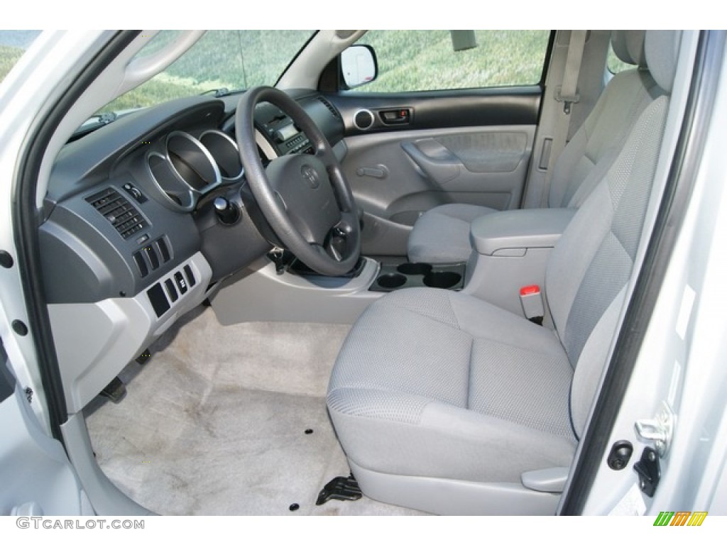 Graphite Gray Interior 2008 Toyota Tacoma V6 Access Cab 4x4 Photo #55741590