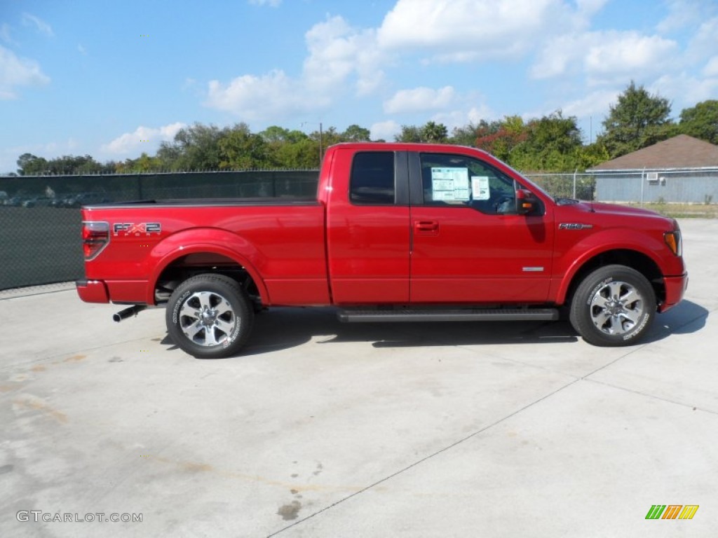 Red Candy Metallic 2011 Ford F150 FX2 SuperCab Exterior Photo #55741914