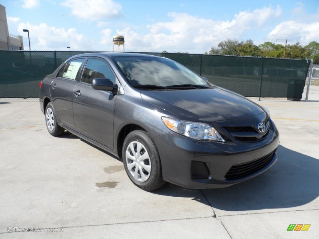 2011 Corolla LE - Magnetic Gray Metallic / Ash photo #1