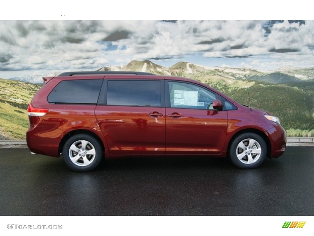Salsa Red Pearl 2012 Toyota Sienna LE Exterior Photo #55742799