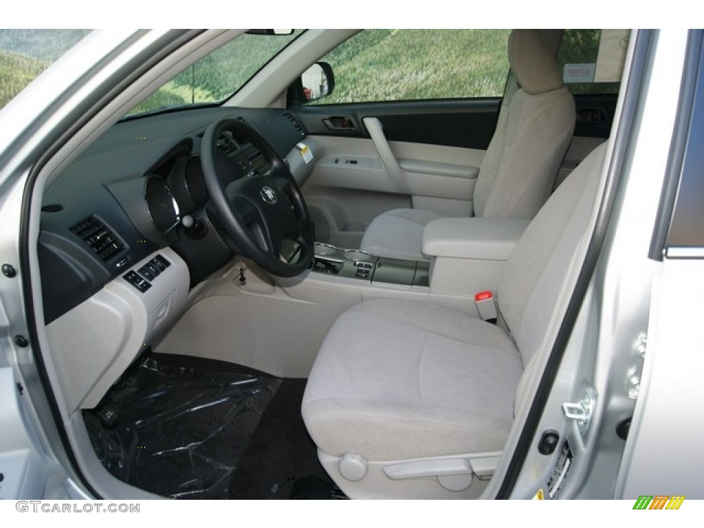 Ash Interior 2012 Toyota Highlander V6 4WD Photo #55742979