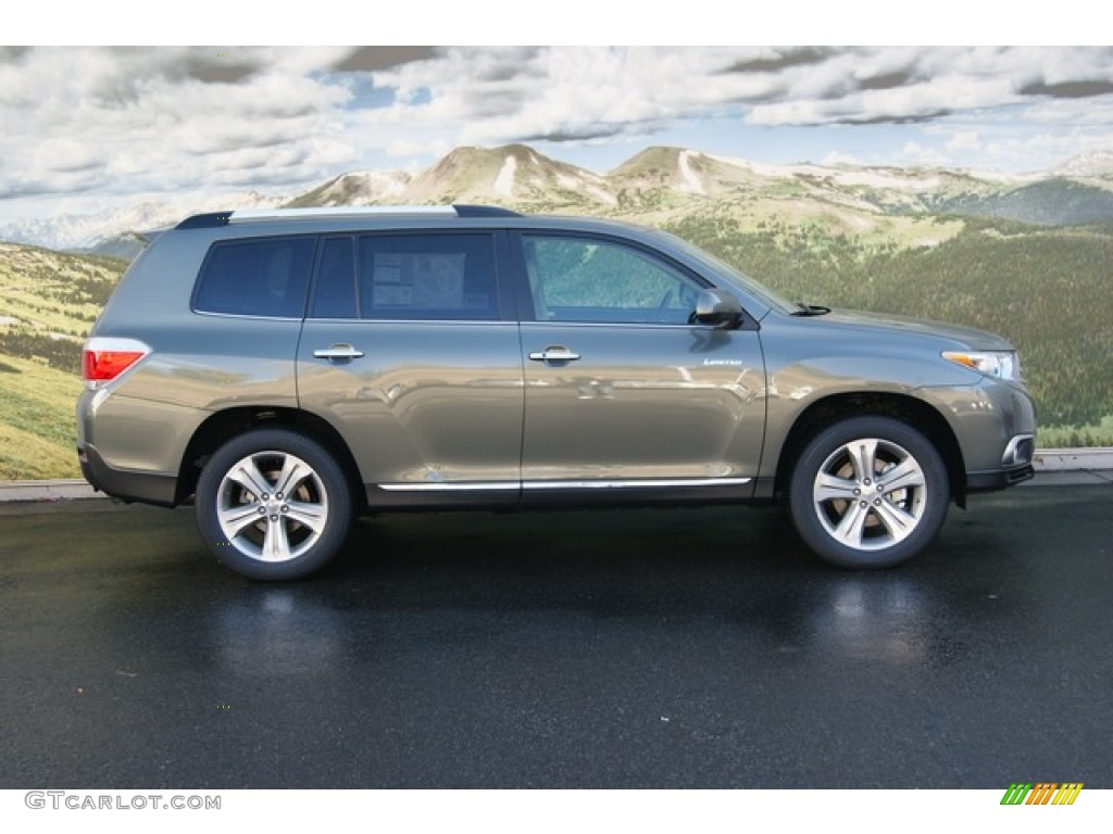 Cypress Green Pearl 2012 Toyota Highlander Limited 4WD Exterior Photo #55743102