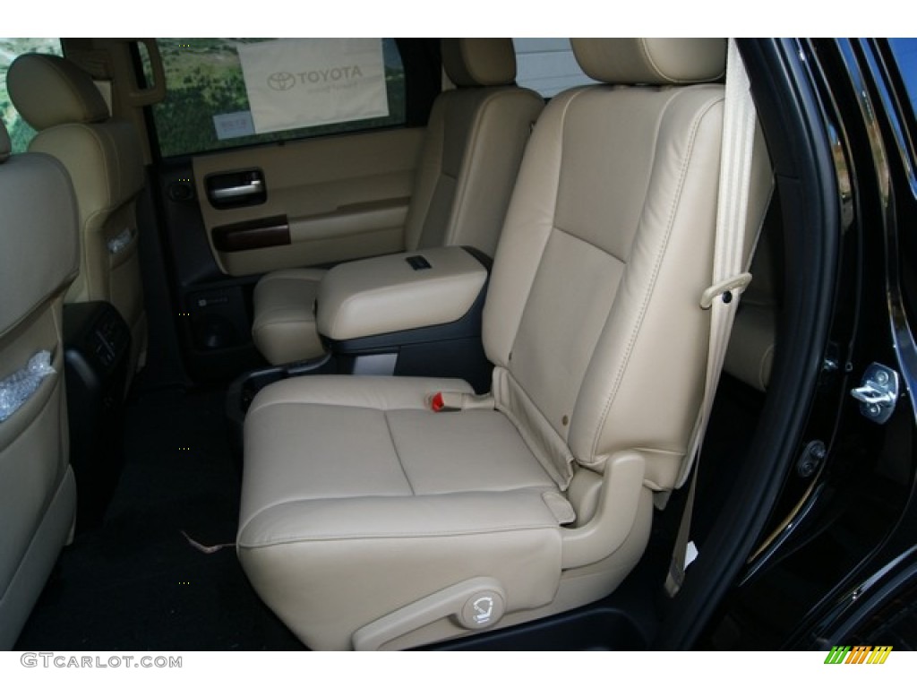 Sand Beige Interior 2012 Toyota Sequoia Platinum 4WD Photo #55743324