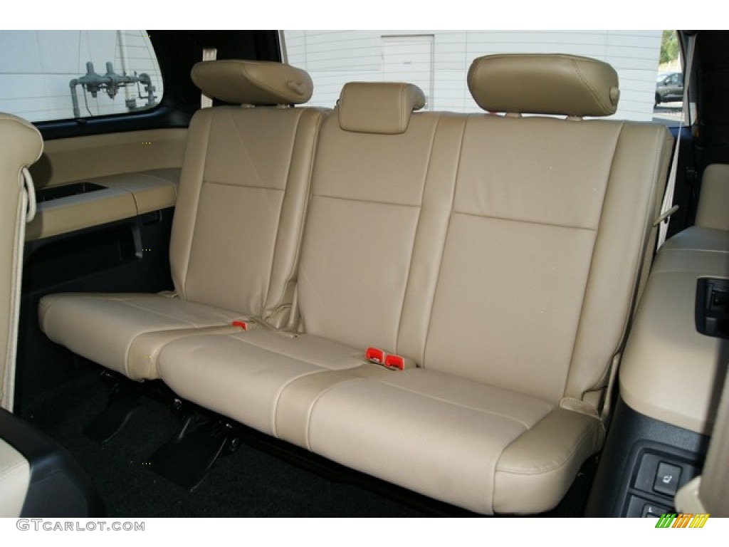 Sand Beige Interior 2012 Toyota Sequoia Platinum 4WD Photo #55743339
