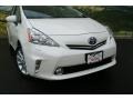 2012 Blizzard White Pearl Toyota Prius v Five Hybrid  photo #4