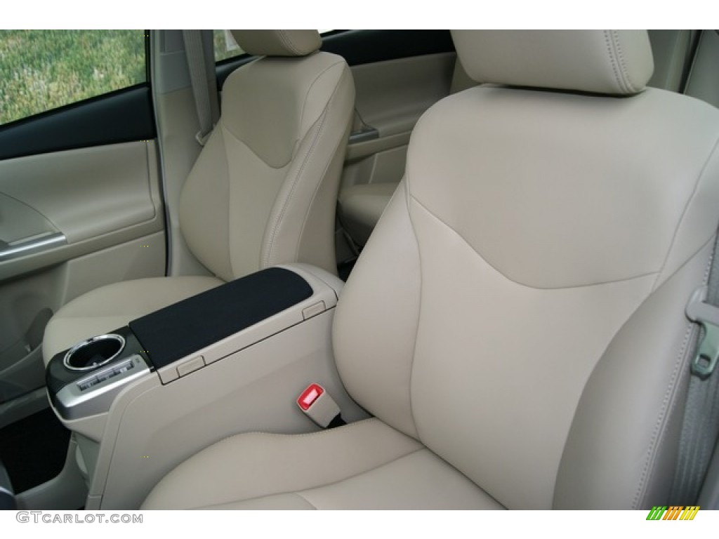 Bisque Interior 2012 Toyota Prius v Five Hybrid Photo #55743660