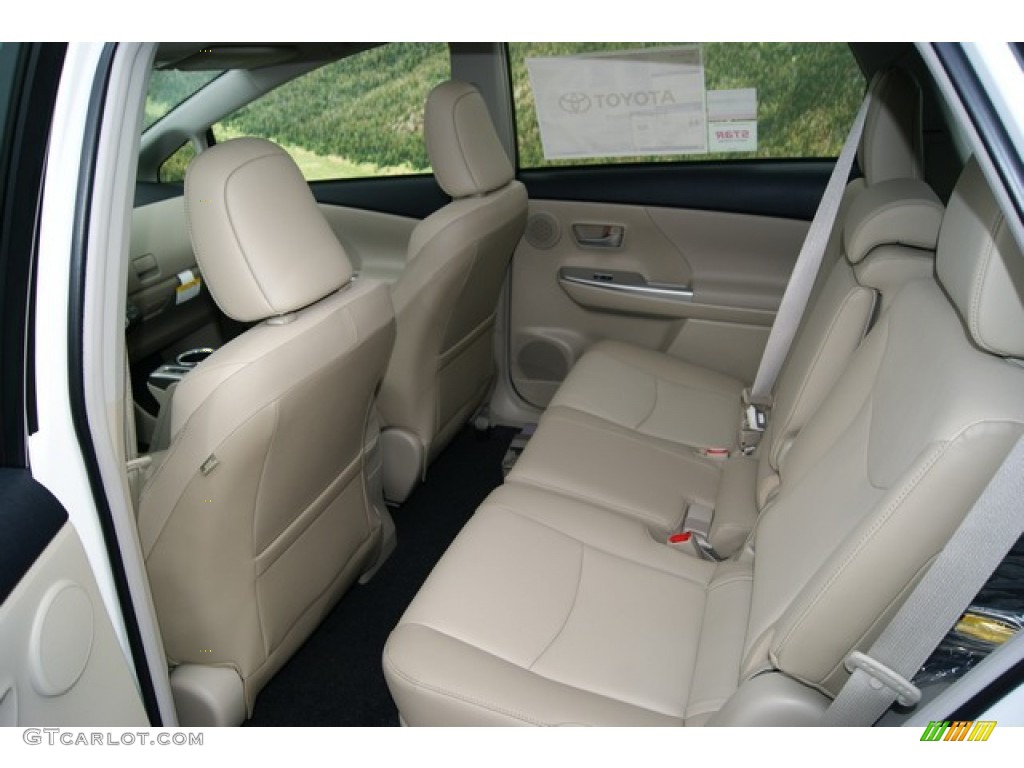 Bisque Interior 2012 Toyota Prius v Five Hybrid Photo #55743675