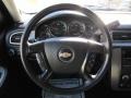 Ebony 2008 Chevrolet Suburban 1500 LS 4x4 Steering Wheel