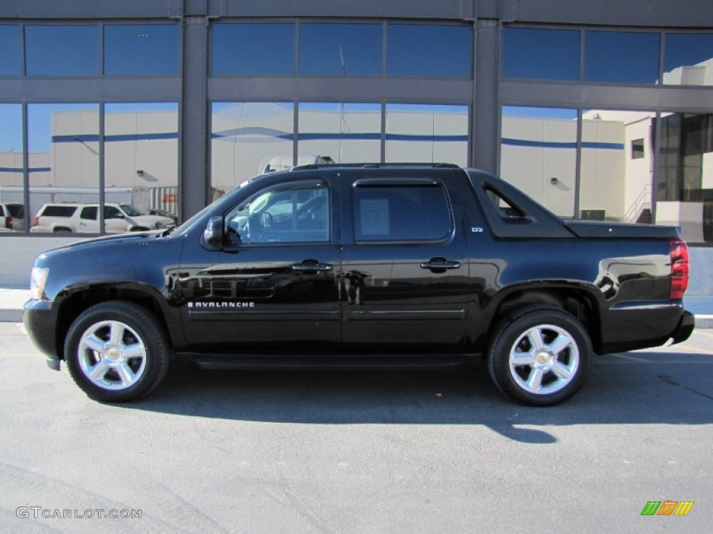 Black 2007 Chevrolet Avalanche LTZ 4WD Exterior Photo #55744707