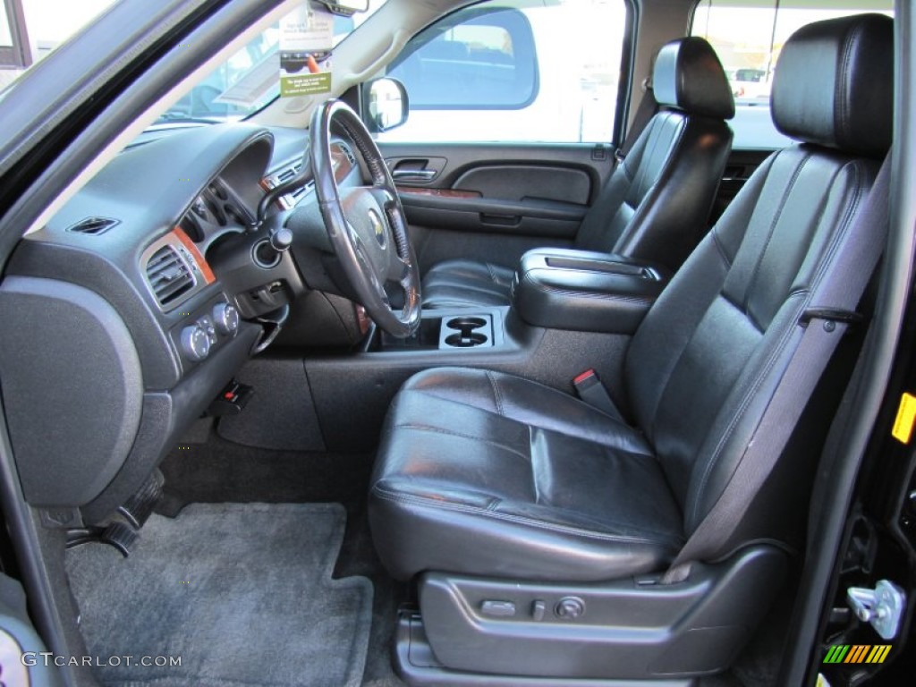 Ebony Interior 2007 Chevrolet Avalanche LTZ 4WD Photo #55744716