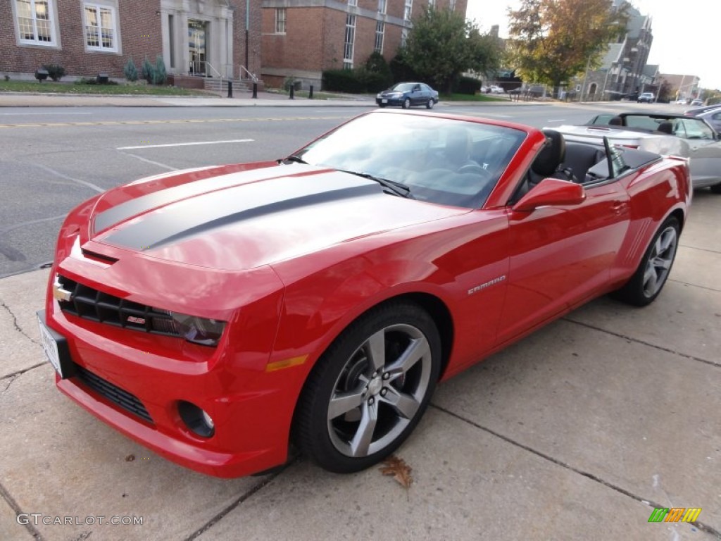 Victory Red 2012 Chevrolet Camaro SS/RS Convertible Exterior Photo #55744913